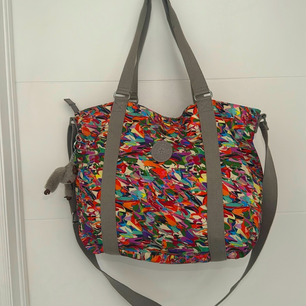 Kipling colorful duffle bag